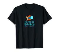 Camiseta de Outer Banks NC, Happy Cute Fish Outer Banks Tee Camiseta