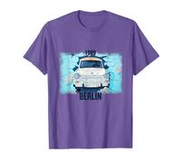 Camiseta de pared de Berlín, 1989 caída de la pared, coche Trabant. Camiseta