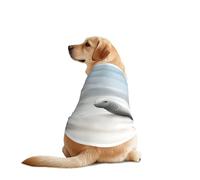 Camiseta de perro con diseño de animales extraños en las dunas de arena, chaleco transpirable y refrescante para perros grandes, protección solar cómoda para Golden Retriever, Husky, Alaska