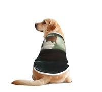 Camiseta de perro con diseño de barco pirata bajo el sol, ropa transpirable para perros grandes, protección solar cómoda para Golden Retriever, Husky, Alaska, actividades al aire libre, XL