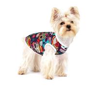 Camiseta de perro con estampado de calaveras de azúcar, chaleco para razas pequeñas como chihuahuas, yorkies y cachorros