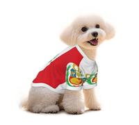 Camiseta de perro con la bandera de Perú, ropa para cachorros, chaleco para mascotas y camiseta elástica sin mangas, para perros y gatos, lindos, transpirables, suaves, talla M