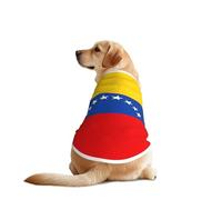 Camiseta de perro con la bandera de Venezuela, chaleco transpirable y refrescante para perros grandes, protección solar, uso cómodo para Golden Retriever, Husky, Alaska, actividades al aire libre