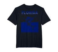 Camiseta de Pesca al Aire Libre con pez Espada de Florida Camiseta, Hombre Tallas Grandes, Negro, 6X Alto
