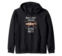 Camiseta de Pesca con Texto en inglés World'S Greatest Fisherman No Trout About It Sudadera con Capucha