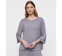 Camiseta de pijama de modal Aura Spotlight Mujer Talla 42. Color Gris