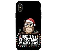Camiseta de pijama de Navidad This Is My Christmas Carcasa para iPhone X/XS
