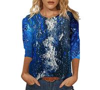 Camiseta de primavera de longitud media con cuello redondo, tops de moda para mujer, mangas, blusa casual para mujer, elegante y sexy, Negro , XXL