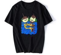 Camiseta de princesa Bubblegum Rock Adventure Time Camiseta de regalo Camiseta de Finn y Jake Camisetas divertidas Marceline Regalo para hombres Negro, Negro, 54