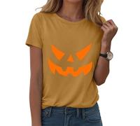 Camiseta de Problema Resuelto Hombre Problem Solved Camiseta con salpicaduras de camiseta Disfraz de Halloween para Hombre de Manga Corta Gráfico Alto Horror Túnica, A-amarillo., M