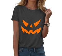 Camiseta de Problema Resuelto Hombre Problem Solved Camiseta con salpicaduras de camiseta Disfraz de Halloween para Hombre de Manga Corta Gráfico Alto Horror Túnica, A-gris, M