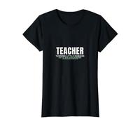 Camiseta de Profesor convirtiendo a pequeños Humanos en Grandes soñadores Camiseta gráfica económica, Mujer, Negro, S