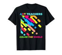Camiseta de profesor de arte Color The World School Art Classroom Student Camiseta