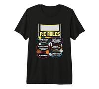 Camiseta de Profesor de educación física I Sports Fitness School Camiseta Premium