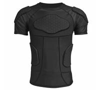Camiseta de protección acolchada para fútbol, baloncesto, paintball, deportes de combate, rugby, ultraligero protección de engranajes de esquí armadura de cuerpo espalda protección exterior deportes
