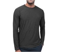 Camiseta de protección Solar UPF 50+ para Hombre, Camiseta de Manga Larga, Cuello Redondo, Ligera, Transpirable, Informal, para Verano, para Surf, Correr, Senderismo