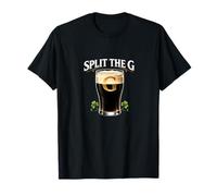 Camiseta de Pub Split The G Irish Beer Tees para el Día de San Patricio Camiseta