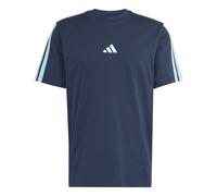 ADIDAS SPORTSWEAR Camiseta de manga corta de 3 rayas ESSENTIALS. Color Azul Oscuro