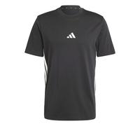 Camiseta adidas Essentials Single 3 Stripes manga corta negro blanco - 4XL