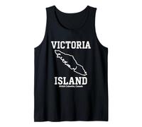 Camiseta de Recuerdo de la Isla Victoria, Columbia Británica, Canadá Camiseta sin Mangas
