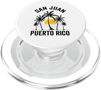 Camiseta de Recuerdo de Playa de San Juan Puerto Rico 2025 Vacaciones PopSockets PopGrip para MagSafe