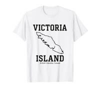 Camiseta de Recuerdo Estilo Universitario atrevida de Victoria Island Camiseta