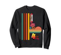 Camiseta de regalo Better Together Retro Sunset Inspiration para el cuarto cumpleaños Sudadera