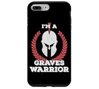 Camiseta de Regalo con Texto en inglés I'm a Graves Warrior Graves Disease Awareness Carcasa para iPhone 7 Plus/8 Plus