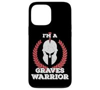 Camiseta de Regalo con Texto en inglés I'm a Graves Warrior Graves Disease Awareness Carcasa para iPhone 13 Pro MAX