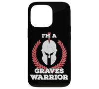 Camiseta de Regalo con Texto en inglés I'm a Graves Warrior Graves Disease Awareness Carcasa para iPhone 13 Pro