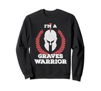 Camiseta de Regalo con Texto en inglés I'm a Graves Warrior Graves Disease Awareness Sudadera
