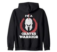 Camiseta de Regalo con Texto en inglés I'm a Graves Warrior Graves Disease Awareness Sudadera con Capucha
