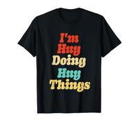 Camiseta de Regalo de cumpleaños con Nombre I'm Huy Doing Huy Thing Camiseta
