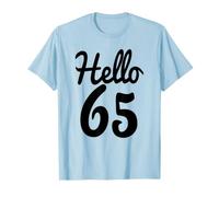Camiseta de Regalo de cumpleaños número 65 con Texto en inglés Happy 65th Birthday Camiseta
