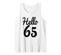 Camiseta de Regalo de cumpleaños número 65 con Texto en inglés Happy 65th Birthday Camiseta sin Mangas