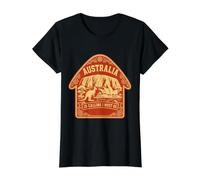 Camiseta de Regalo de Viaje con Texto en inglés Australia is Calling and I Must Go Camiseta gráfica económica, Mujer, Negro, XS