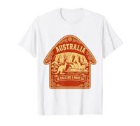 Camiseta de Regalo de Viaje con Texto en inglés Australia is Calling and I Must Go Camiseta gráfica económica, Hombre, Blanco, XL