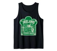 Camiseta de Regalo de Viaje con Texto en inglés Ireland is Calling and I Must Go Camiseta sin Mangas