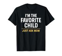 Camiseta de regalo divertida para hermanos con texto en inglés "I'm the Favorite Child" Camiseta