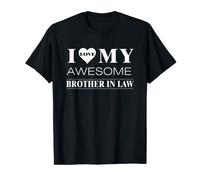 Camiseta de regalo familiar con texto "I Love My brother In Law Camiseta