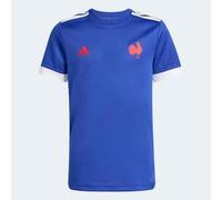 Camiseta de rugby calentamiento XV de Francia Niño - Previa al partido FFR 2025/2026 azul 13-14 AÑOS