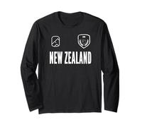 Camiseta de Rugby New Zealand Manga Larga
