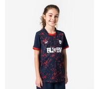 Camiseta de rugby niño, Kid Club azul y rojo 151-160cm12-13A