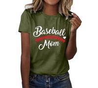 Camiseta de rugby para mujer, cuello redondo, manga corta, cuello en V, Verde militar., XL