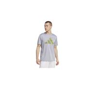 adidas Hombre adi365 Running Essentials Brand Love tee, halo Silver, L