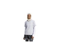 adidas Mujer Own The Run Base Tee, halo silver, M