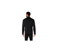 Camiseta de running asics core ls 1/2 zip winter top hombre negro L
