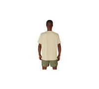 Camiseta de running asics fujitrail logo ss top hombre khaki S