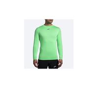 Camiseta de running brooks high point long hombre verde XL