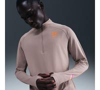 Camiseta de running Dri-FIT con cremallera de 1/4 Nike Stride "Eliud Kipchoge" para hombre - Marrón M
